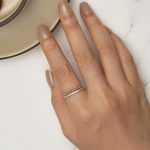 Doppelschichtiger Ring mit platiniertem Zirkon aus S925-Sterlingsilber – Bild 5