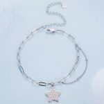 BSB137 Funkelndes Sternarmband aus 925er Sterlingsilber – Bild 5