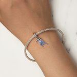 S925 Sterling Silber Blau Lila Zauberteppich DIY Anhänger Armband Zubehör Lose Perlen Schmuck – Bild 4