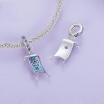 S925 Sterling Silber Blau Lila Zauberteppich DIY Anhänger Armband Zubehör Lose Perlen Schmuck – Bild 6