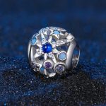 Symphony Stars DIY Perlen S925 Sterling Silber Armband Zubehör Halskette Anhänger – Bild 2