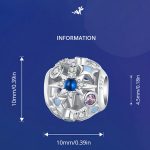 Symphony Stars DIY Perlen S925 Sterling Silber Armband Zubehör Halskette Anhänger – Bild 4