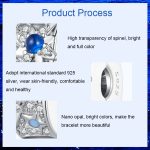 Fantasy Star Positionierungsschnalle DIY Perlen S925 Sterling Silber Armband Zubehör Halskette Anhänger – Bild 5