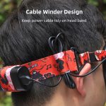 Sunnylife TD487 für DJI Avata / FPV Goggles V2 Farbkopfband mit festem Gummiband, Strap (Red), Strap (Graffiti), Strap (Camouflage) – Bild 8