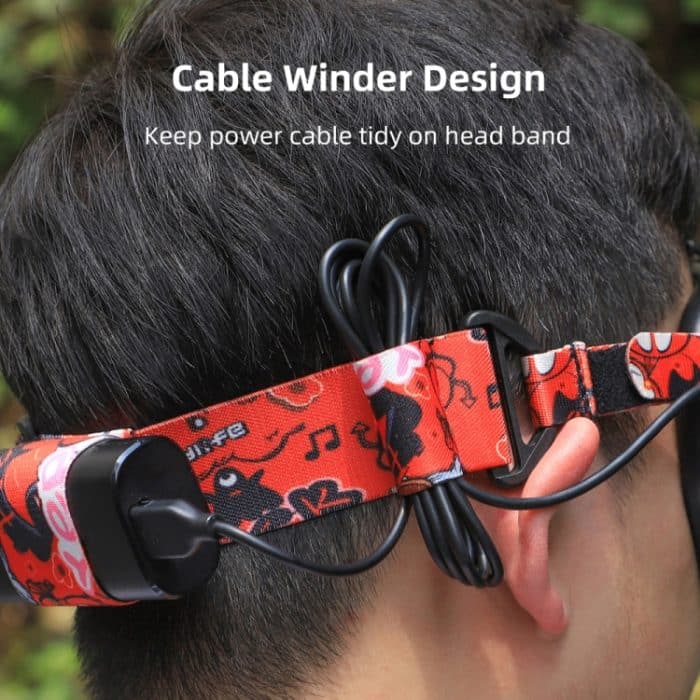 Sunnylife TD487 für DJI Avata / FPV Goggles V2 Farbkopfband mit festem Gummiband, Strap (Red), Strap (Graffiti), Strap (Camouflage) – Bild 8