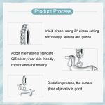 S925 Sterling Silber Niedlicher kleiner Dackel Anhänger DIY Perlenarmband Zubehör – Bild 6