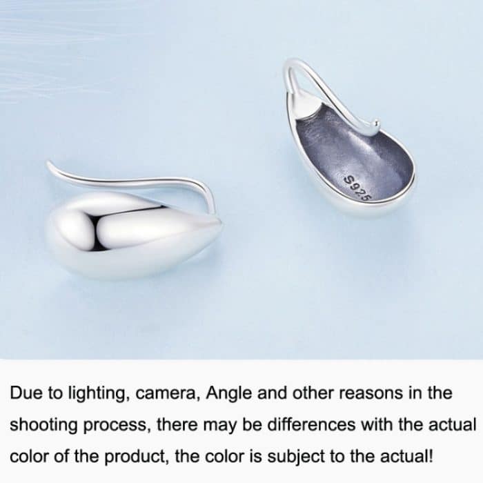 S925 Sterling Silber Wassertropfen-Glare-Ohrringe – Bild 5