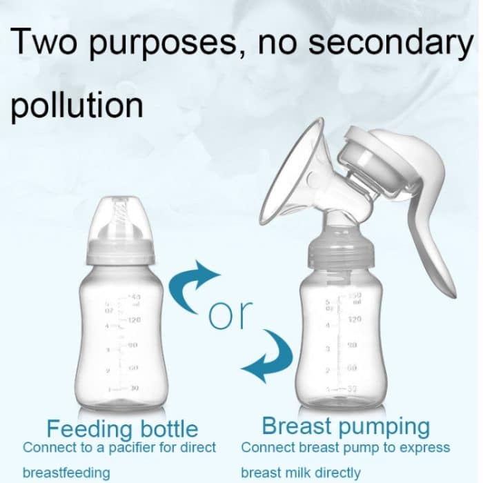 Milchpumpe mit einstellbarer Kraft, 2-in-1-Handmilchpumpe, Mutterschaftsprodukte, 2 in 1 Manual Breast Pump – Bild 5