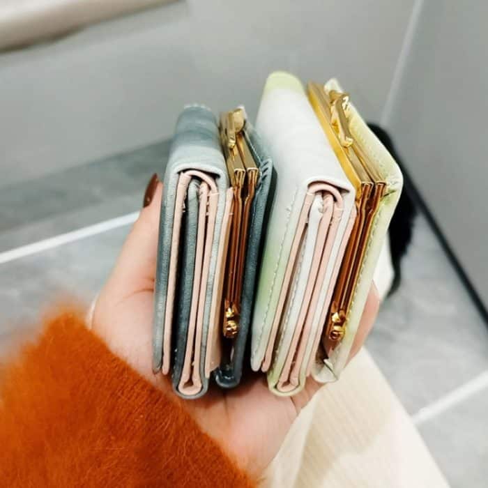 Ink Painting Elements Dreifach-Geldbörse, tragbare Mini-Geldbörse – Bild 6