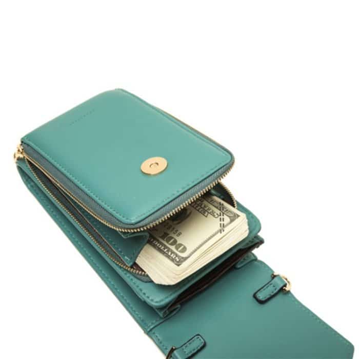 Mini-Umhängetasche mit großem Fassungsvermögen und mehreren Fächern und einer Schultertasche für Mobiltelefone – Bild 8