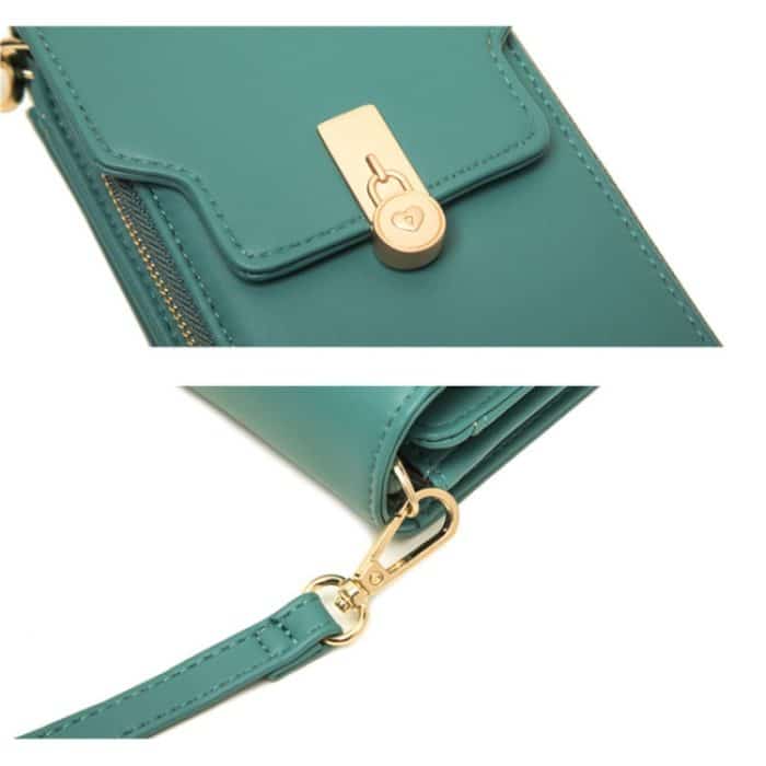 Mini-Umhängetasche mit großem Fassungsvermögen und mehreren Fächern und einer Schultertasche für Mobiltelefone – Bild 9