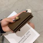 Mini-Retro-Kartenetui aus PU-Leder mit Schloss und mehreren Steckplätzen – Bild 4