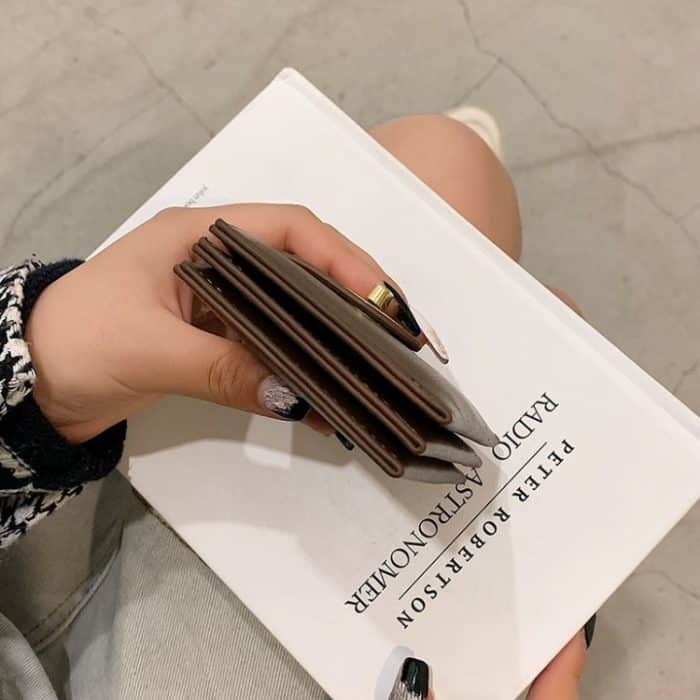 Mini-Retro-Kartenetui aus PU-Leder mit Schloss und mehreren Steckplätzen – Bild 6