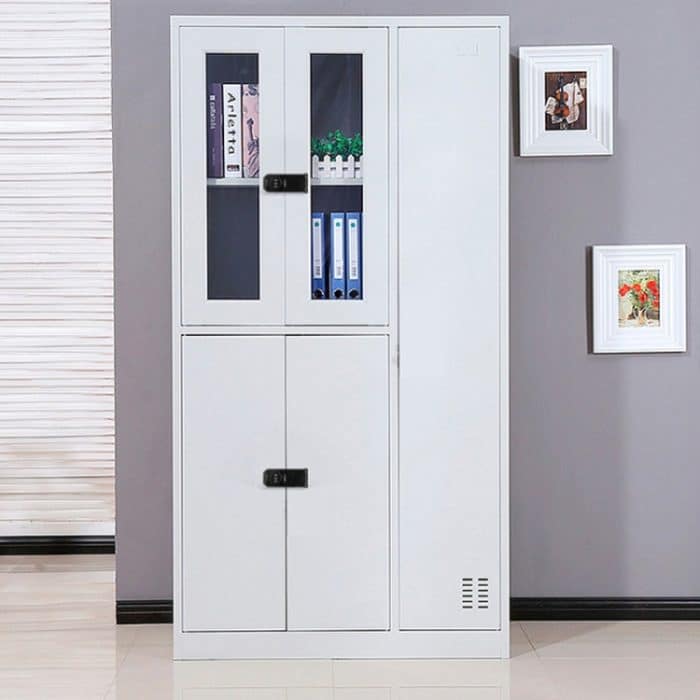 Schraubmontage Schranktür Zahlenschloss Diebstahlsicheres Schubladenschloss, Three Hole 4 inch Black, Three Hole 4 inch Silver, Two Hole 3 inch Black, Two Hole 3 inch Silver – Bild 11