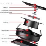 Solardach-Abluftventilator, Abgasschaltventilator aus Aluminiumlegierung, Unterdruckventilator, SRVF-320, SRVF-350 – Bild 4