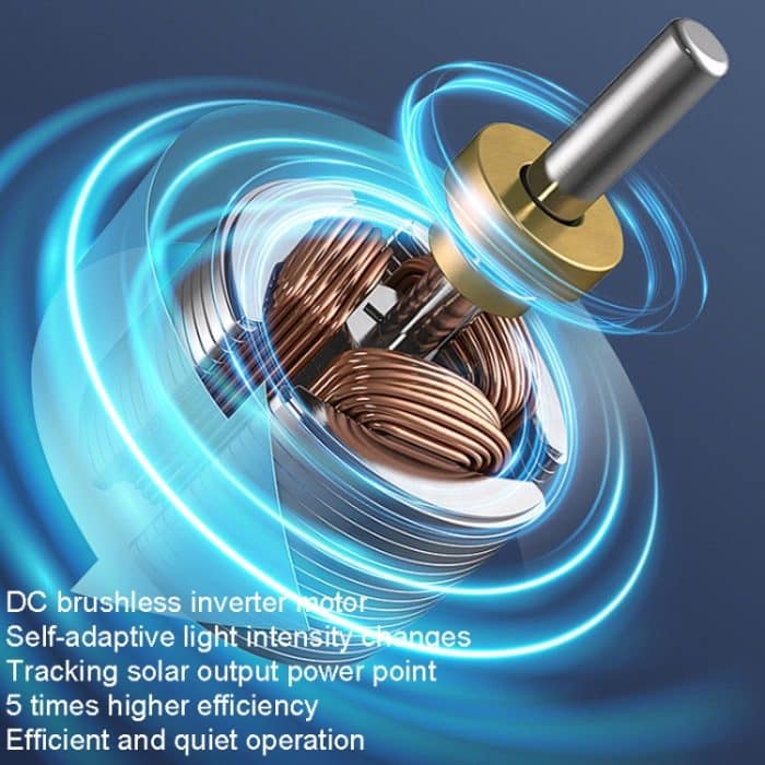 Solardach-Abluftventilator, Abgasschaltventilator aus Aluminiumlegierung, Unterdruckventilator, SRVF-320, SRVF-350 – Bild 7
