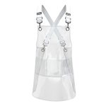 Transparente TPU-Schürze, einfarbig, verstellbare Arbeitsschürze aus Gurtband, 30 Silk Short 60cm, 30 Silk Long 80cm, 50 Silk Short 60cm, 50 Silk Long 80cm