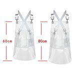 Transparente TPU-Schürze, einfarbig, verstellbare Arbeitsschürze aus Gurtband, 30 Silk Short 60cm, 30 Silk Long 80cm, 50 Silk Short 60cm, 50 Silk Long 80cm – Bild 3