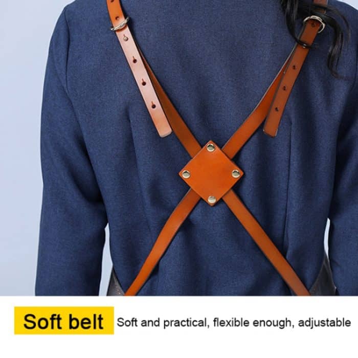 Tischler-Elektriker-Gartenschürze aus schwerem Canvas, Black Gray, Black, Army Green, Khaki, Blue, Camel, Belt Black Gray, Belt Black, Belt Army Green, Belt Khaki, Belt Blue, Belt Camel – Bild 8