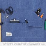 Tischler-Elektriker-Gartenschürze aus schwerem Canvas, Black Gray, Black, Army Green, Khaki, Blue, Camel, Belt Black Gray, Belt Black, Belt Army Green, Belt Khaki, Belt Blue, Belt Camel – Bild 9