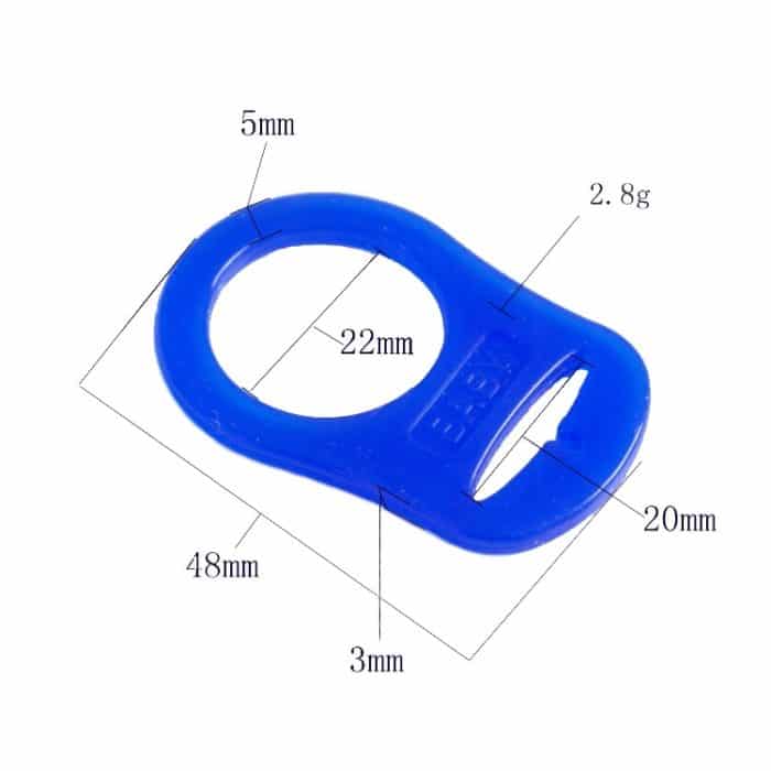 10 stücke Dummy Schnuller Halter Clip Adapter Ring Taste Stil Schnuller Adapter DIY Baby Geschenk Zubehör – Bild 3