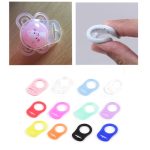 10 stücke Dummy Schnuller Halter Clip Adapter Ring Taste Stil Schnuller Adapter DIY Baby Geschenk Zubehör – Bild 6