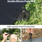 Sunnylife TJP10 110 cm sechseckige doppelseitige Faltschürze mit Erdspießen, Drohnen-Universalschürze – Bild 6