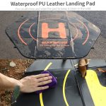 Sunnylife TJP10 110 cm sechseckige doppelseitige Faltschürze mit Erdspießen, Drohnen-Universalschürze – Bild 7