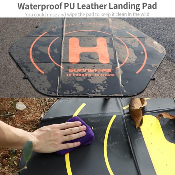 Sunnylife TJP10 110 cm sechseckige doppelseitige Faltschürze mit Erdspießen, Drohnen-Universalschürze – Bild 7