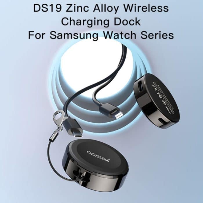 Yesido DS19 Für Samsung Smart Watch Tragbares Ladegerät Dual Input Port Magnetisches kabelloses Ladegerät, DS19 For Samsung Watch – Bild 7