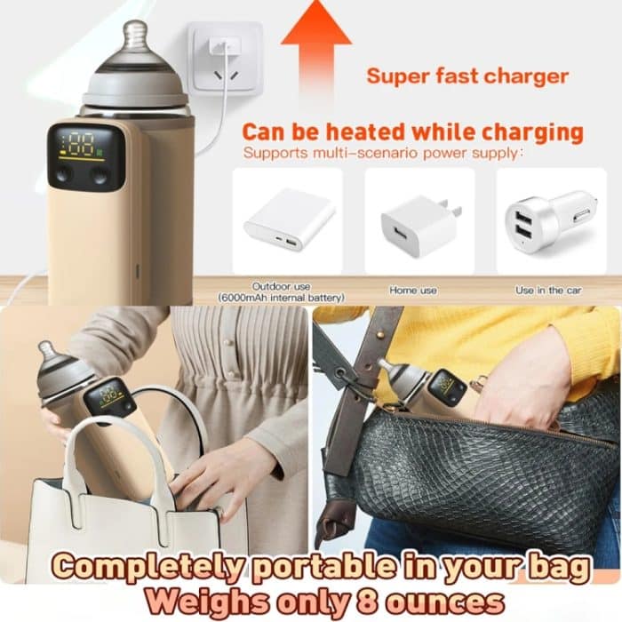 18 W schnell aufladbarer Babyflaschenwärmer mit Digitalanzeige, Fast Charging  Standard Version, Fast Charging  Flagship Version – Bild 6