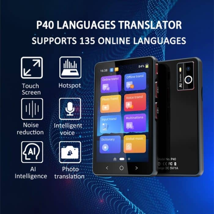 P40 Multi-Country Smart Translator Simultandolmetschen Foto Offline-Übersetzung Aufzeichnung zur Übersetzung – Bild 3