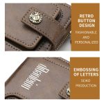 DEABOLAR Herren-Geldbörse mit horizontalem Reißverschluss, Retro-Geldbörse, Kartenhalter, k3283 (Black), k3283 (Light Coffee), k3283 (Dark Brown) – Bild 4