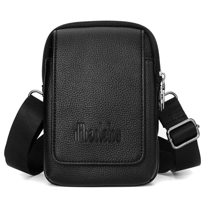 DEABOLAR Herren-Hüfttasche, vertikale Taillengürtel-Hängetasche, Outdoor-Sport, Mini-Handytasche – Bild 1