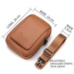 DEABOLAR Herren-Hüfttasche, vertikale Taillengürtel-Hängetasche, Outdoor-Sport, Mini-Handytasche – Bild 3