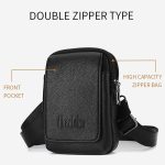 DEABOLAR Herren-Hüfttasche, vertikale Taillengürtel-Hängetasche, Outdoor-Sport, Mini-Handytasche – Bild 5