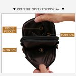 DEABOLAR Herren-Hüfttasche, vertikale Taillengürtel-Hängetasche, Outdoor-Sport, Mini-Handytasche – Bild 7