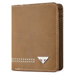 DEABOLAR Herren-Geldbörse, Retro, lässig, kurz, mit mehreren Kartenhaltern, Führerscheinetui