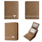 DEABOLAR Herren-Geldbörse, Retro, lässig, kurz, mit mehreren Kartenhaltern, Führerscheinetui – Bild 7