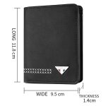 DEABOLAR Herren-Geldbörse, Retro, lässig, kurz, mit mehreren Kartenhaltern, Führerscheinetui – Bild 2