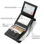 DEABOLAR Herren-Geldbörse, Retro, lässig, kurz, mit mehreren Kartenhaltern, Führerscheinetui – Bild 3