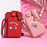 Damen-Handytasche, One-Shoulder-Kurier-Minitasche, bedruckt, langes Kartenetui – Bild 6