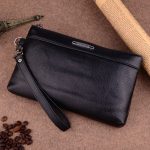 Männer Clutch Bag Casual Lange Reißverschluss Geldbörse Große Kapazität Handtasche