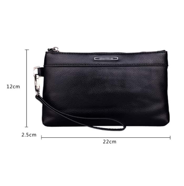 Männer Clutch Bag Casual Lange Reißverschluss Geldbörse Große Kapazität Handtasche – Bild 3