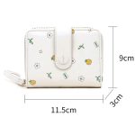 Kurze Geldbörse aus PU-Leder, niedlich bedruckte Geldbörse – Bild 4