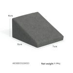 Halskettenständer, grauer Schmuckständer, Mikrofaser-Schmuck-Requisiten-Präsentationsständer – Bild 5