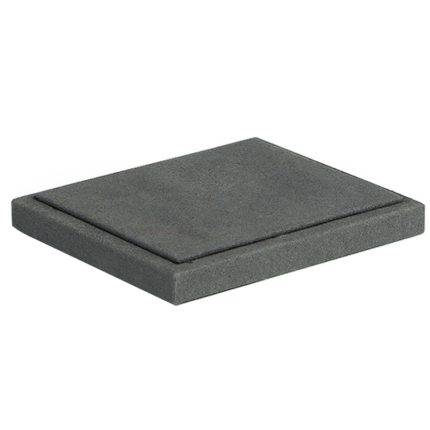 Erhöhtes Brett, graues Schmuckdisplay, Mikrofaser-Schmuck-Requisiten-Display-Rack