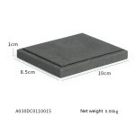 Erhöhtes Brett, graues Schmuckdisplay, Mikrofaser-Schmuck-Requisiten-Display-Rack – Bild 5