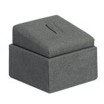 Grauer Schmuckständer aus Mikrofaser für Schmuck-Requisiten