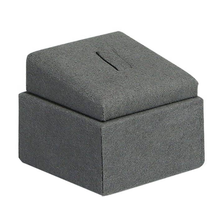 TBD0603857101.jpg Grauer Schmuckständer aus Mikrofaser für Schmuck-Requisiten – Bild 1